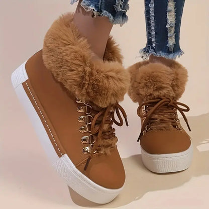 Bottes orthopédiques et super-confortables avec peluche pour les femmes