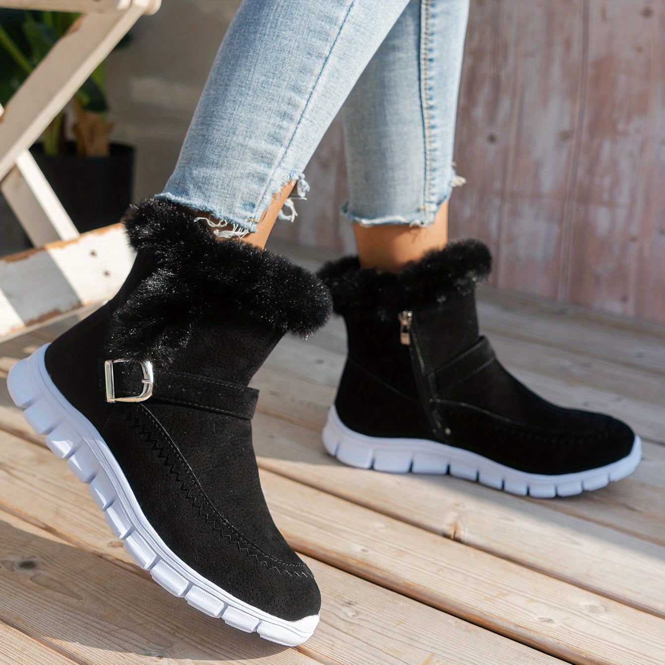 Movachic™ - Bottes de Neige en Velours Pour Femmes Pour le Confort de l'Hiver