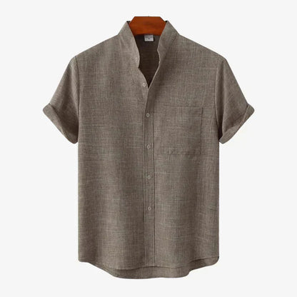 Movachic - Chemise en lin soleil pour hommes