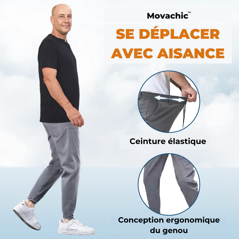 Movachic™ - Pantalon Cargo Durable Multi-poches Hautement Extensible