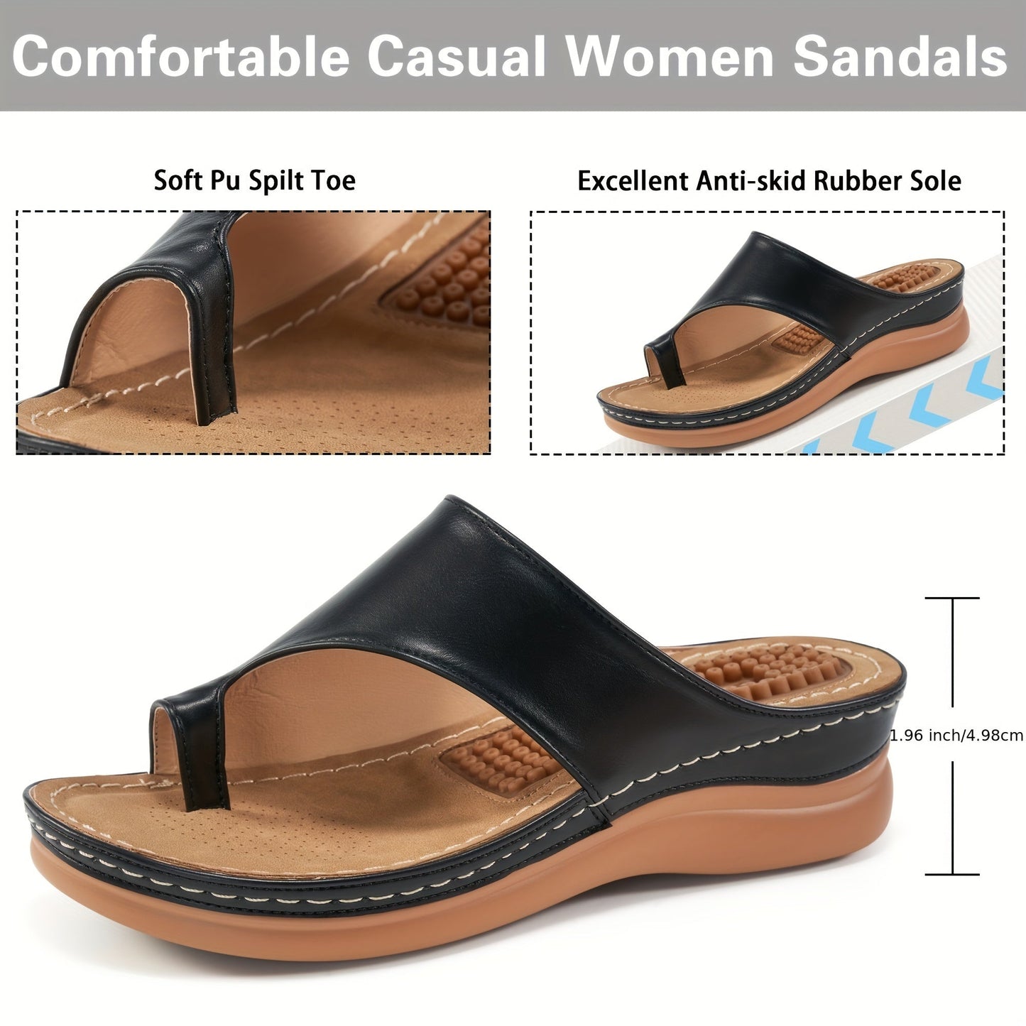 Movachic™ - Sandales Orthopédiques Ultra-confortables Antidérapantes Pour Femme