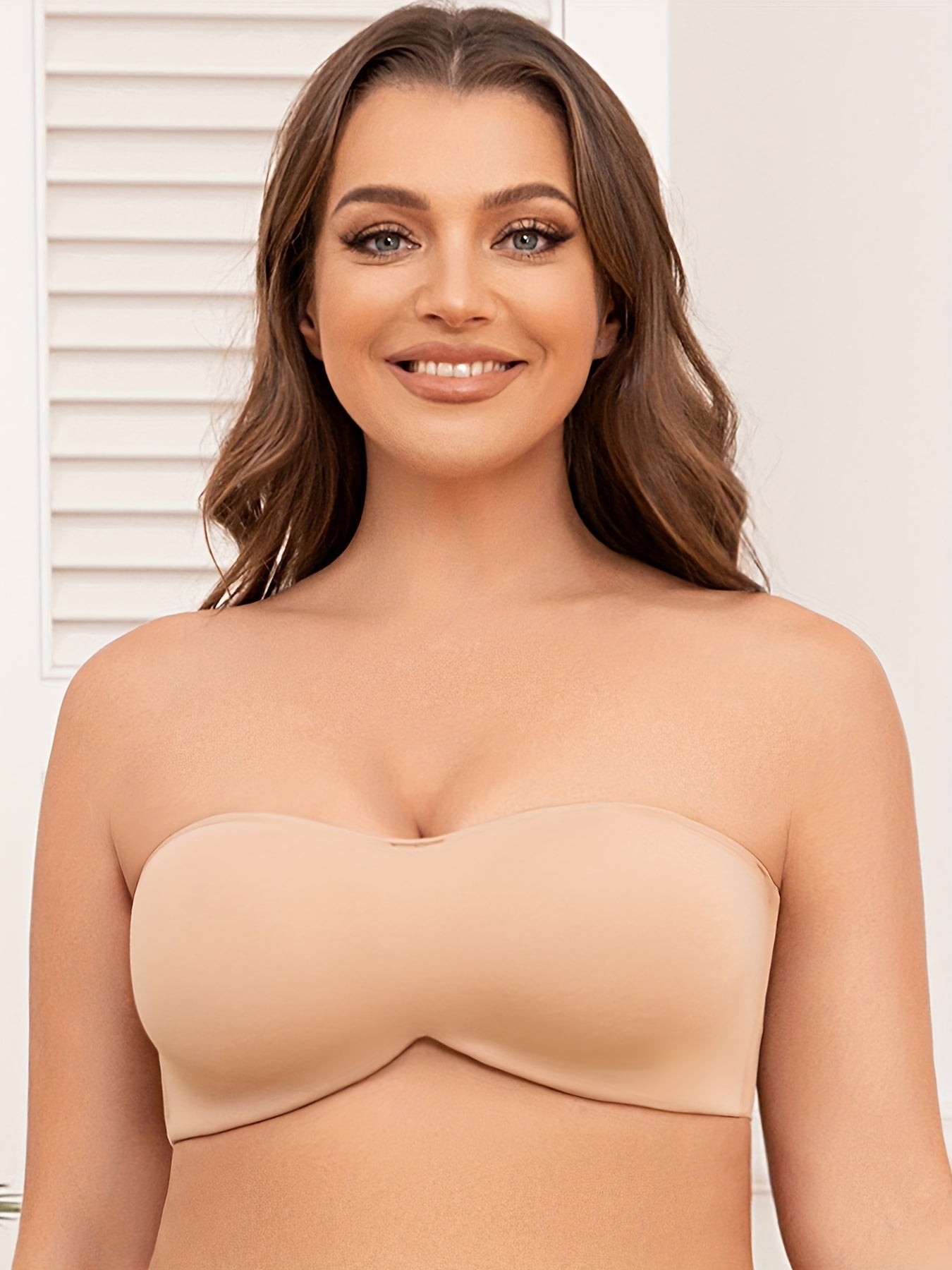 Soutien-gorge Bandeau Convertible Antidérapant à Soutien Intégral (1+1 OFFERTS)