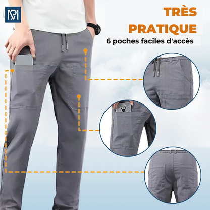 Movachic™ - Pantalon Cargo Durable Multi-poches Hautement Extensible