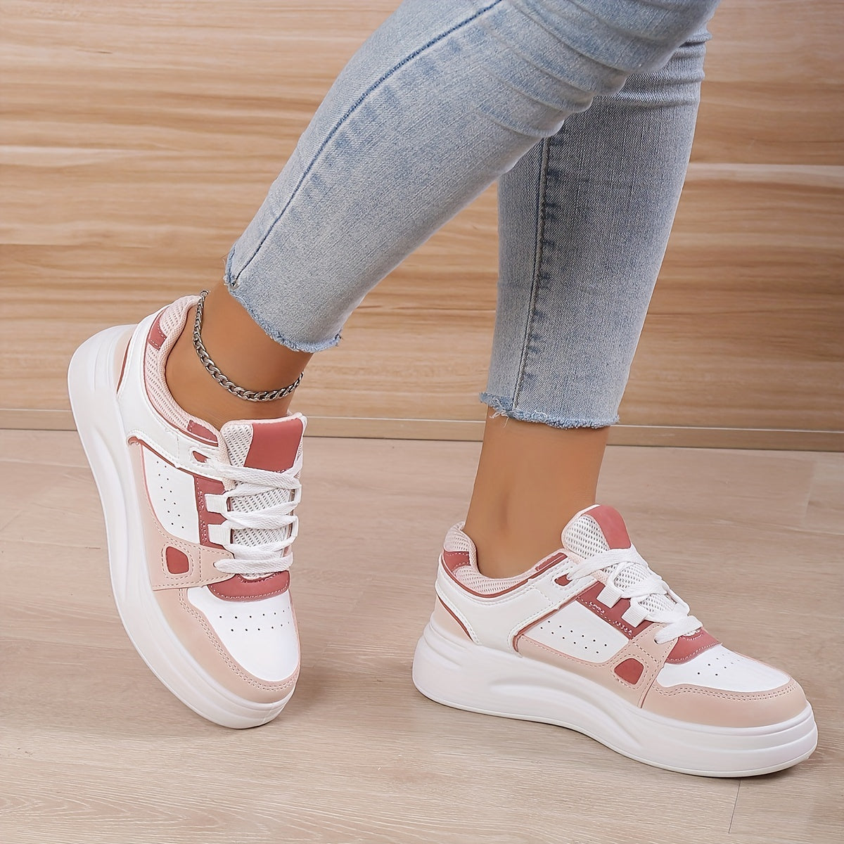 Movachic™ - Baskets Colorblock Décontractées Pour Femmes: Élégantes et Confortables