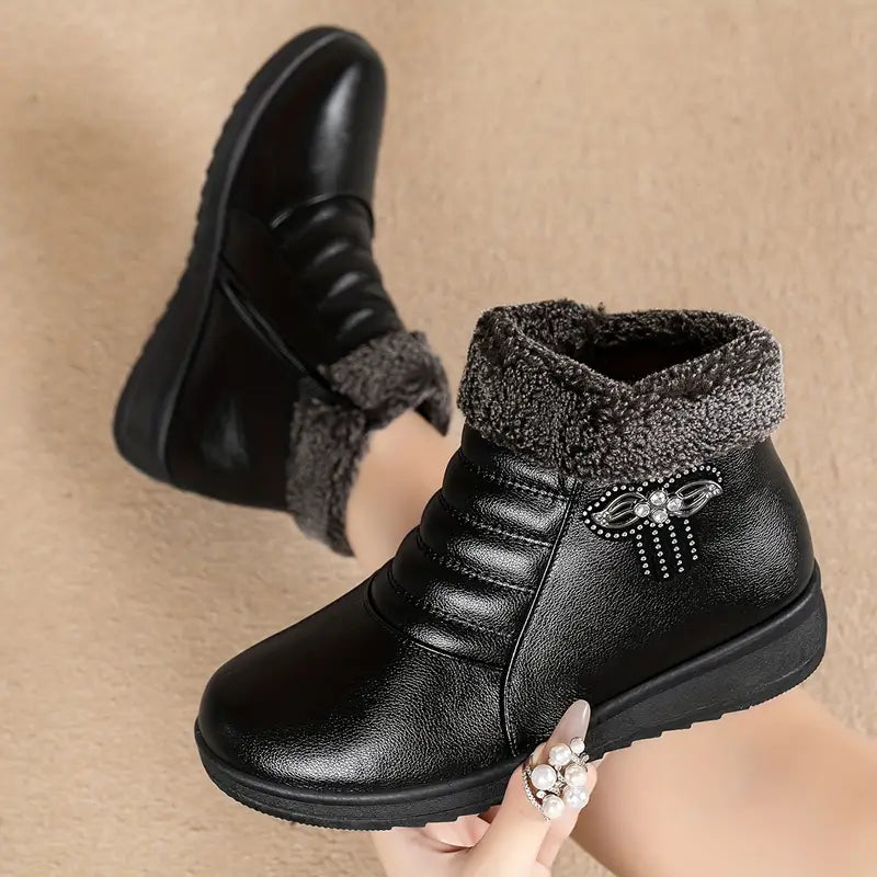 Movachic Boots™ - Bottes pour femmes avec doublure chaude pour les journées plus froides