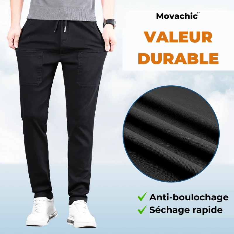 Movachic™ - Pantalon Cargo Durable Multi-poches Hautement Extensible