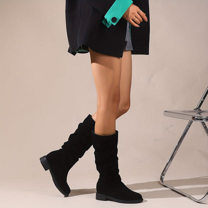 Movachic™ - Bottes en Microsuède Mi-mollet Chics Pour Femmes