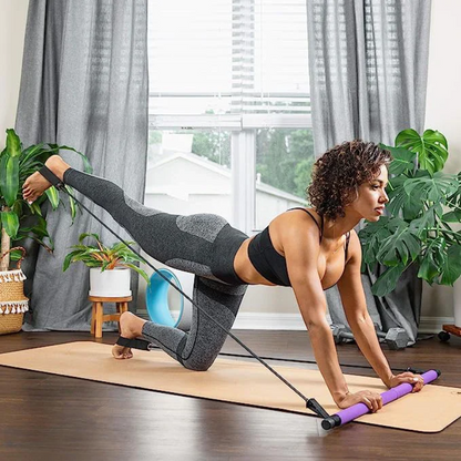 Kit Barre Pilates Avec Bandes De Résistance