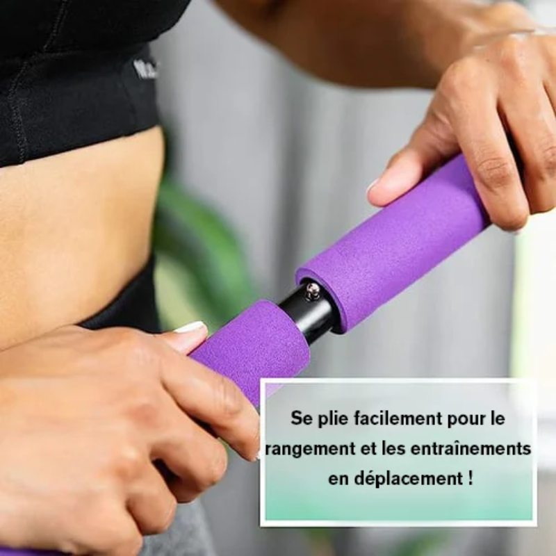 Kit Barre Pilates Avec Bandes De Résistance