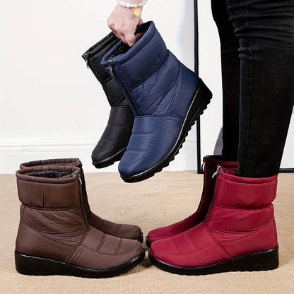 Movachic™ - Bottes Thermiques à Fermeture Éclair Sur le Devant Pour Femme