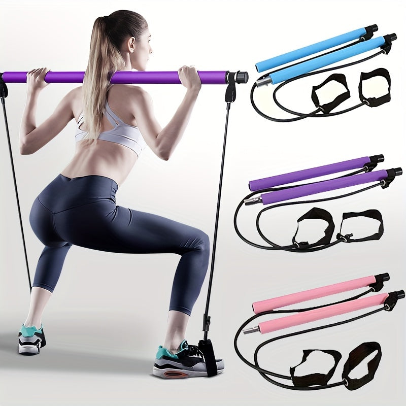 Kit Barre Pilates Avec Bandes De Résistance