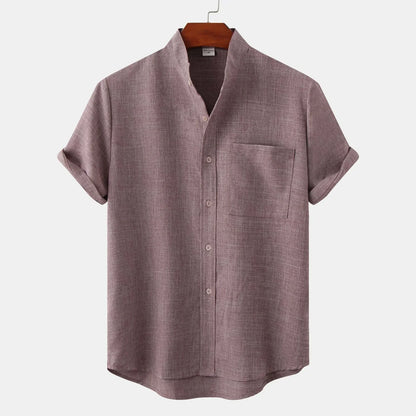 Movachic - Chemise en lin soleil pour hommes