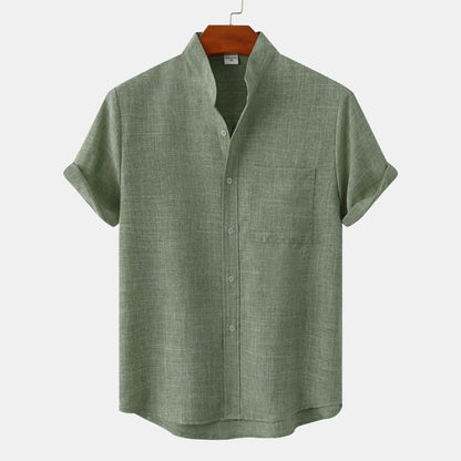 Movachic - Chemise en lin soleil pour hommes