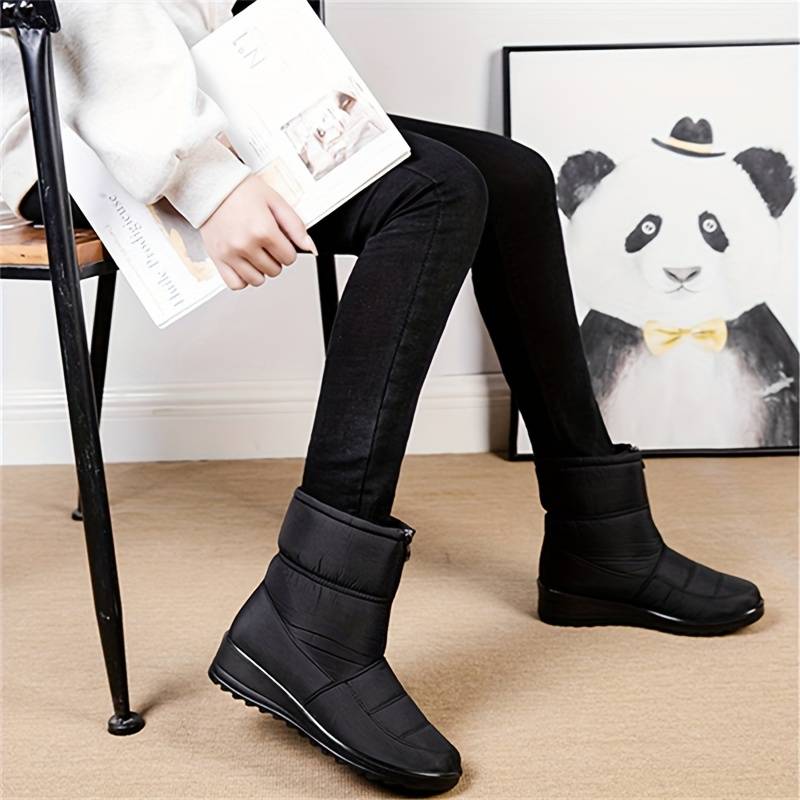 Movachic™ - Bottes Thermiques à Fermeture Éclair Sur le Devant Pour Femme