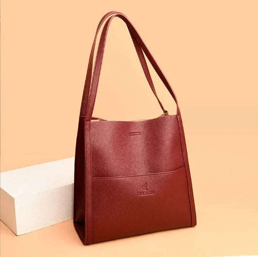 Movachic™ - Sac à Bandoulière en Cuir PU Simple et de Couleur Unie